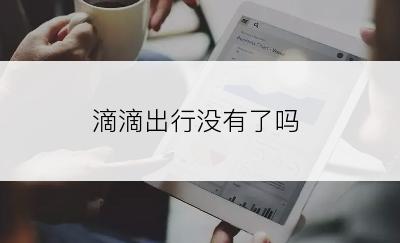 滴滴出行没有了吗