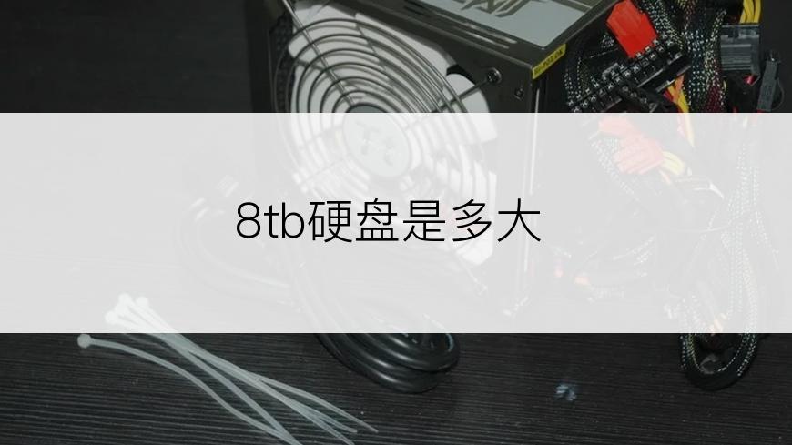 8tb硬盘是多大