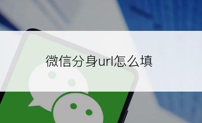 微信分身url怎么填