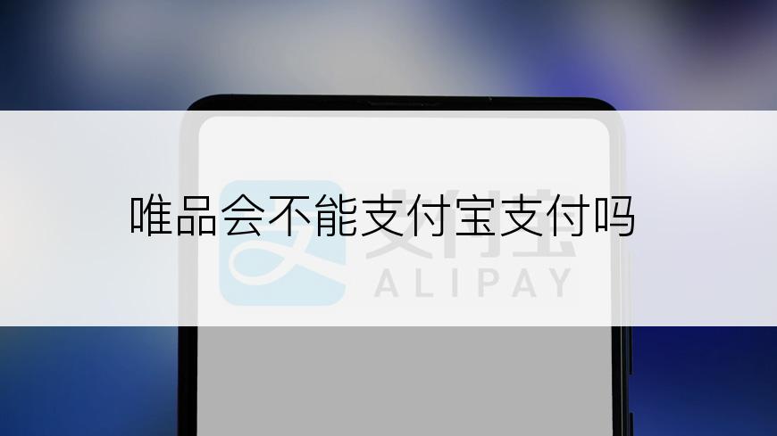 唯品会不能支付宝支付吗