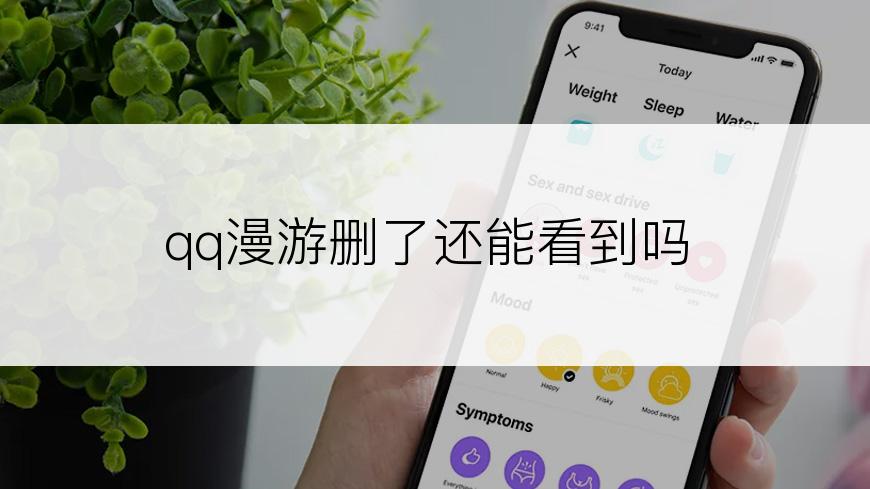 qq漫游删了还能看到吗