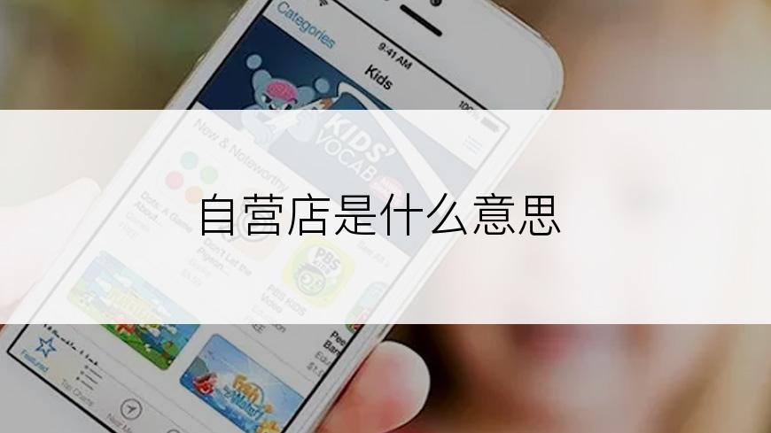 自营店是什么意思
