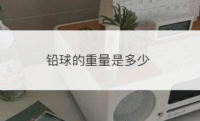 铅球的重量是多少