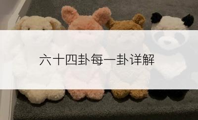 六十四卦每一卦详解