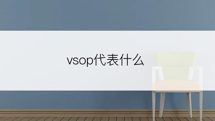 vsop代表什么