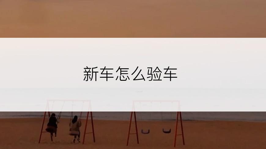 新车怎么验车