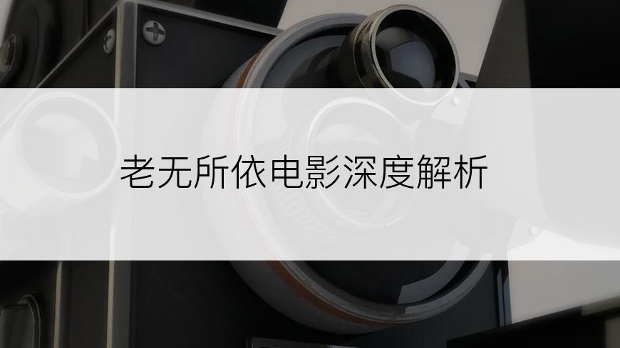 老无所依电影深度解析
