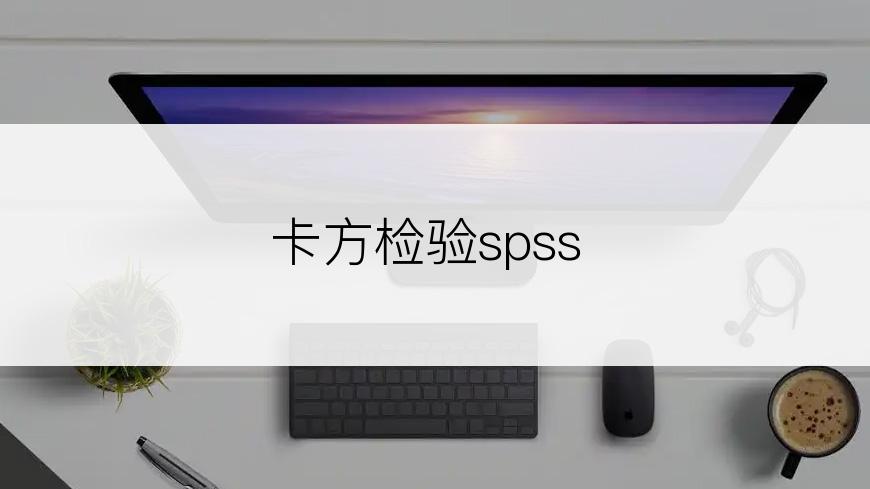 卡方检验spss