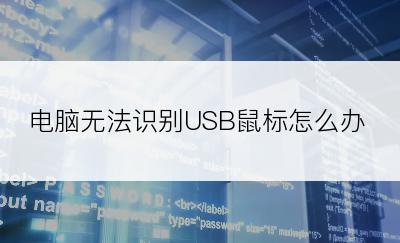 电脑无法识别USB鼠标怎么办