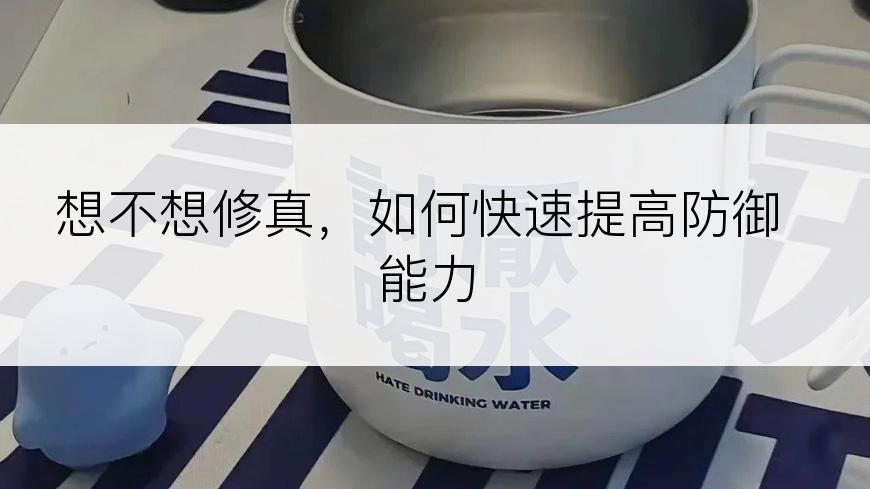 想不想修真，如何快速提高防御能力
