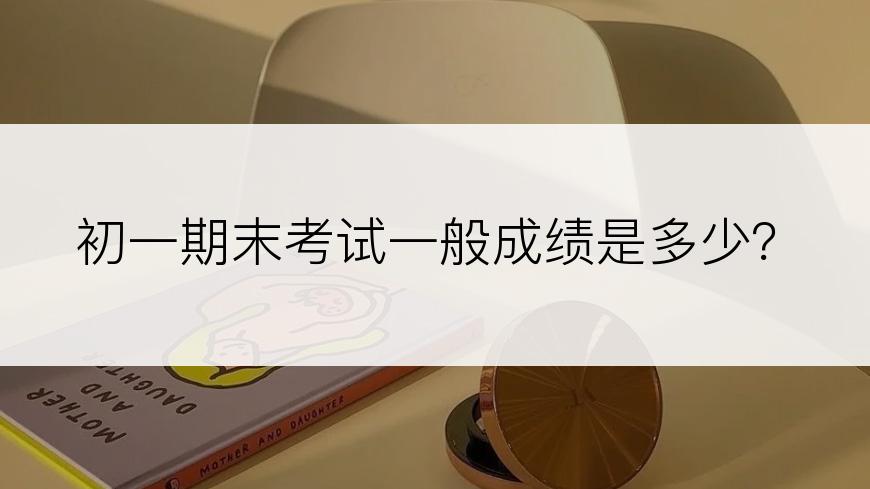 初一期末考试一般成绩是多少？