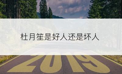 杜月笙是好人还是坏人