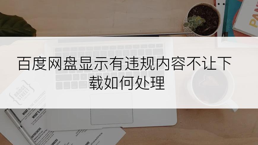 百度网盘显示有违规内容不让下载如何处理