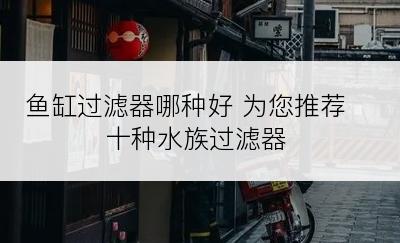 鱼缸过滤器哪种好 为您推荐十种水族过滤器