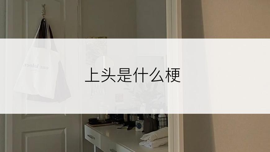 上头是什么梗