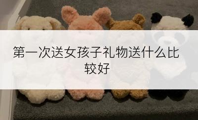 第一次送女孩子礼物送什么比较好