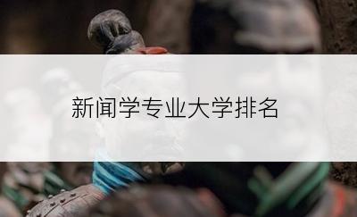 新闻学专业大学排名