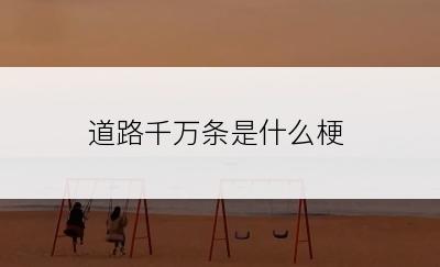 道路千万条是什么梗