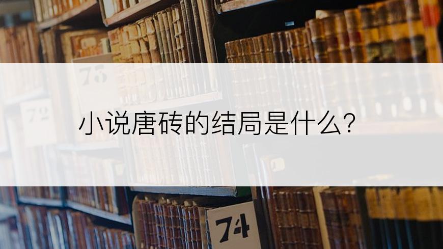 小说唐砖的结局是什么？