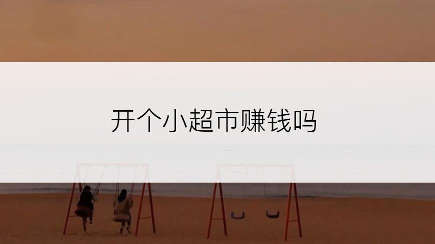 开个小超市赚钱吗