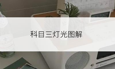 科目三灯光图解