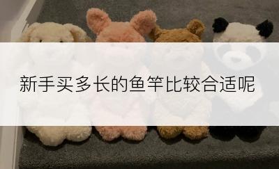 新手买多长的鱼竿比较合适呢