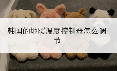 韩国的地暖温度控制器怎么调节