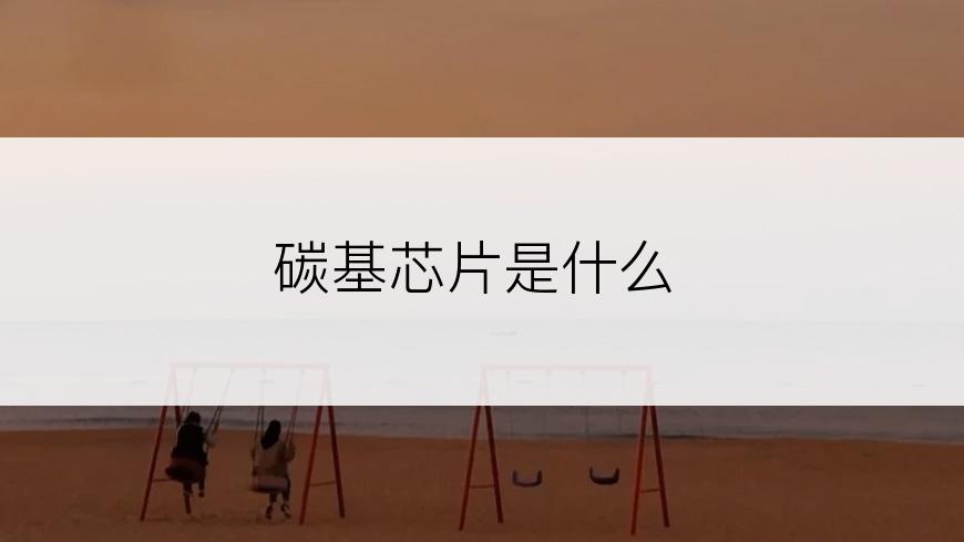 碳基芯片是什么