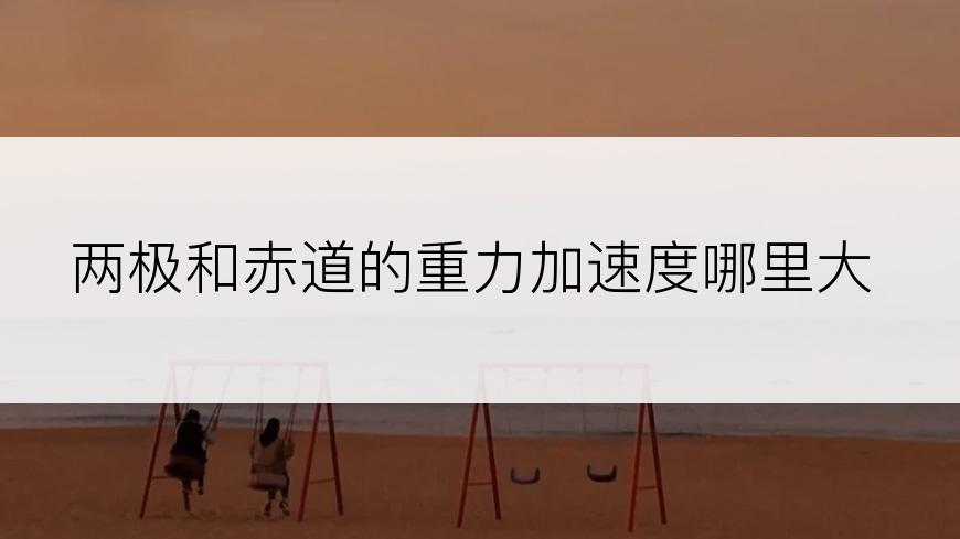 两极和赤道的重力加速度哪里大