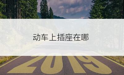 动车上插座在哪