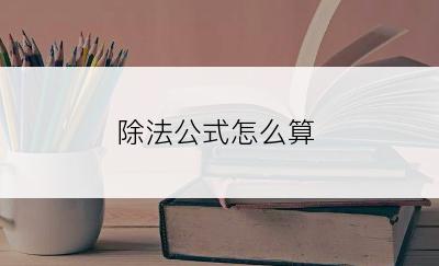 除法公式怎么算