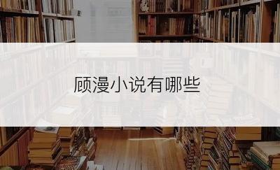 顾漫小说有哪些