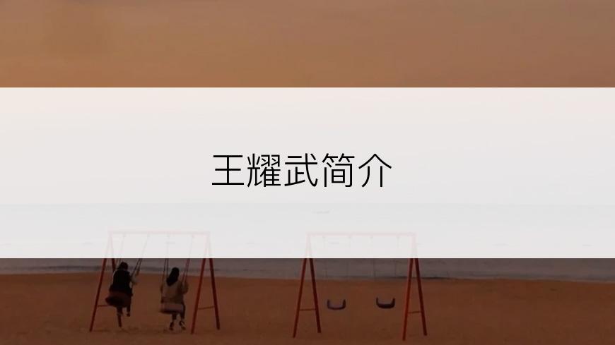 王耀武简介