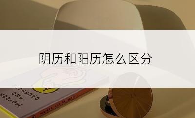 阴历和阳历怎么区分