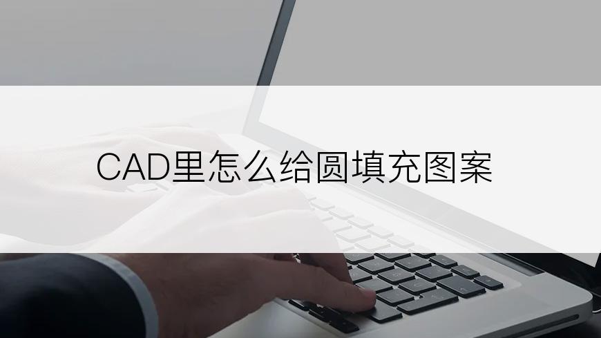 CAD里怎么给圆填充图案