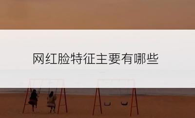 网红脸特征主要有哪些