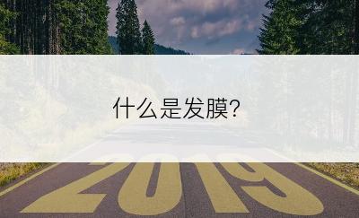 什么是发膜？