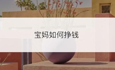 宝妈如何挣钱