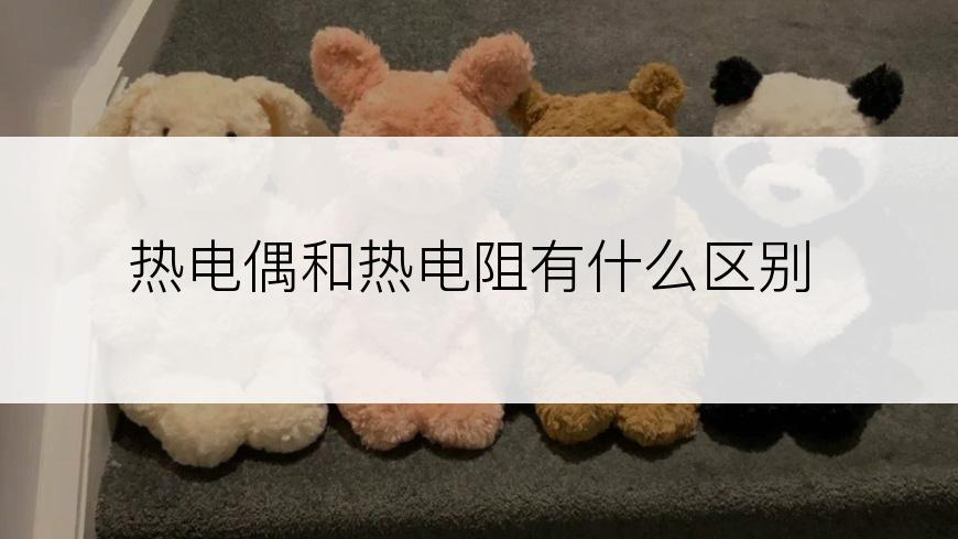 热电偶和热电阻有什么区别