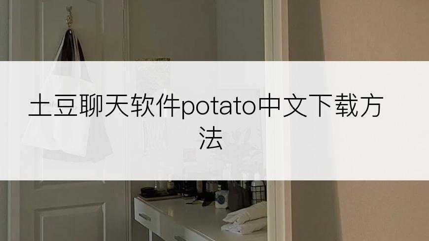 土豆聊天软件potato中文下载方法