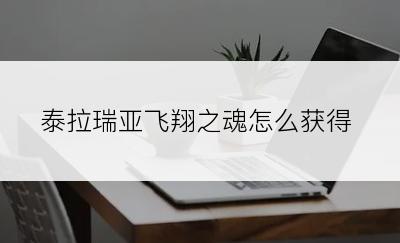 泰拉瑞亚飞翔之魂怎么获得