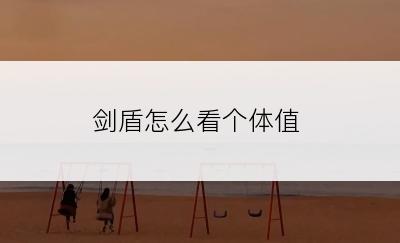 剑盾怎么看个体值