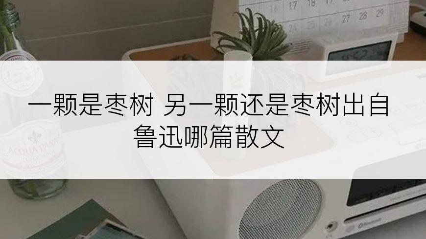一颗是枣树 另一颗还是枣树出自鲁迅哪篇散文