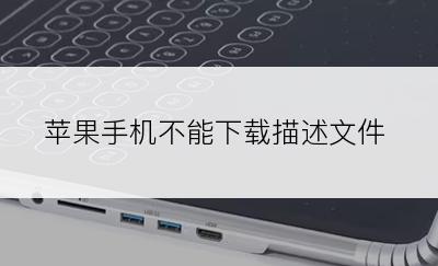 苹果手机不能下载描述文件