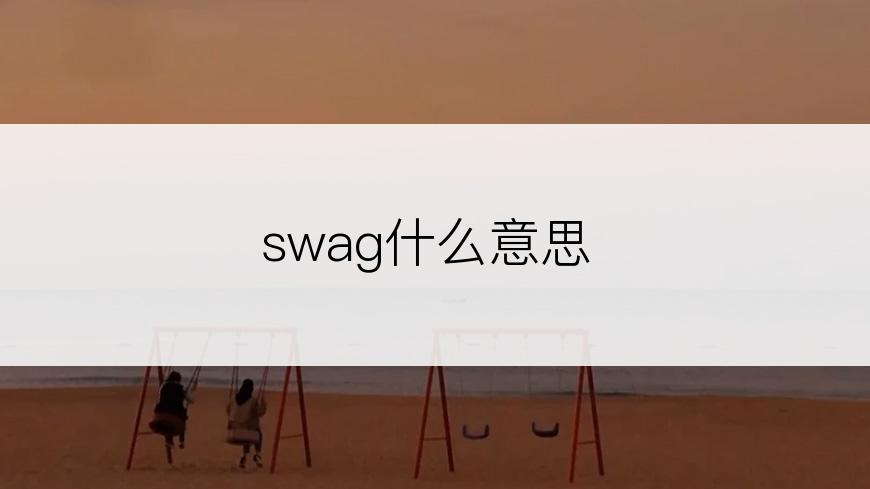 swag什么意思