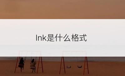 lnk是什么格式