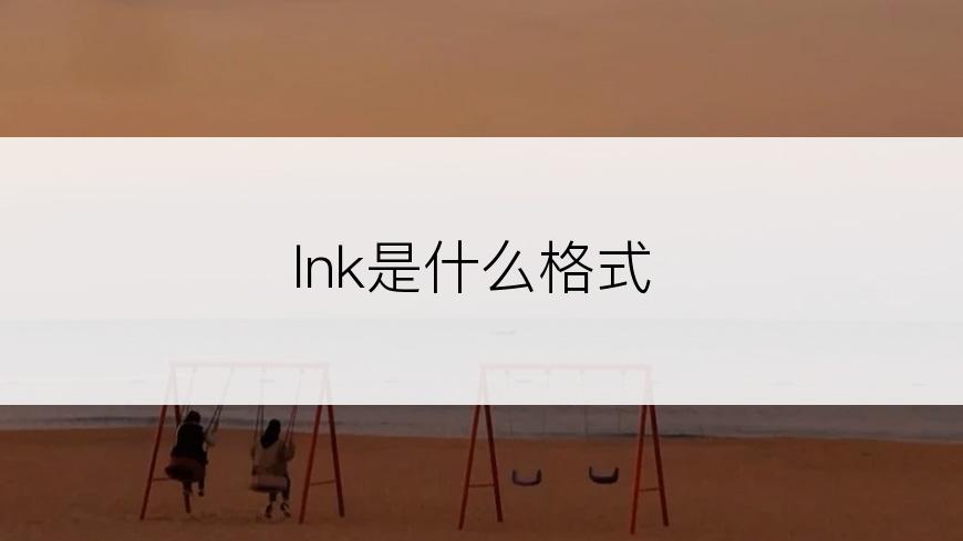 lnk是什么格式