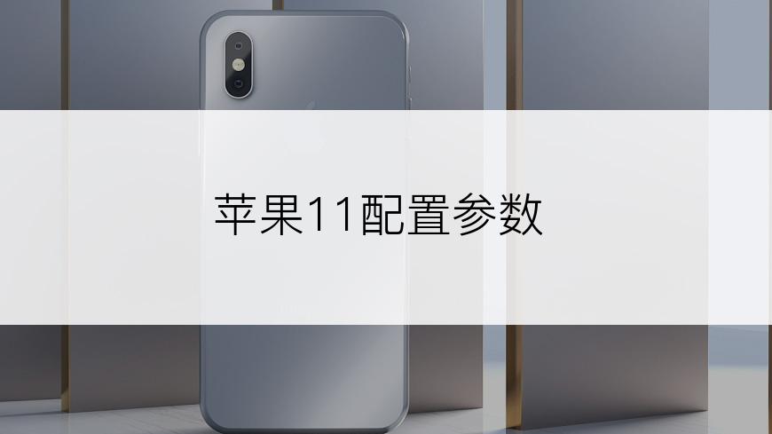 苹果11配置参数