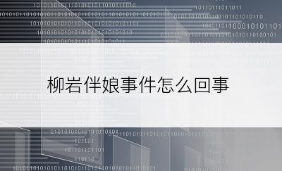 柳岩伴娘事件怎么回事