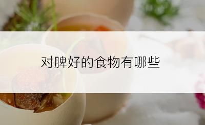 对脾好的食物有哪些